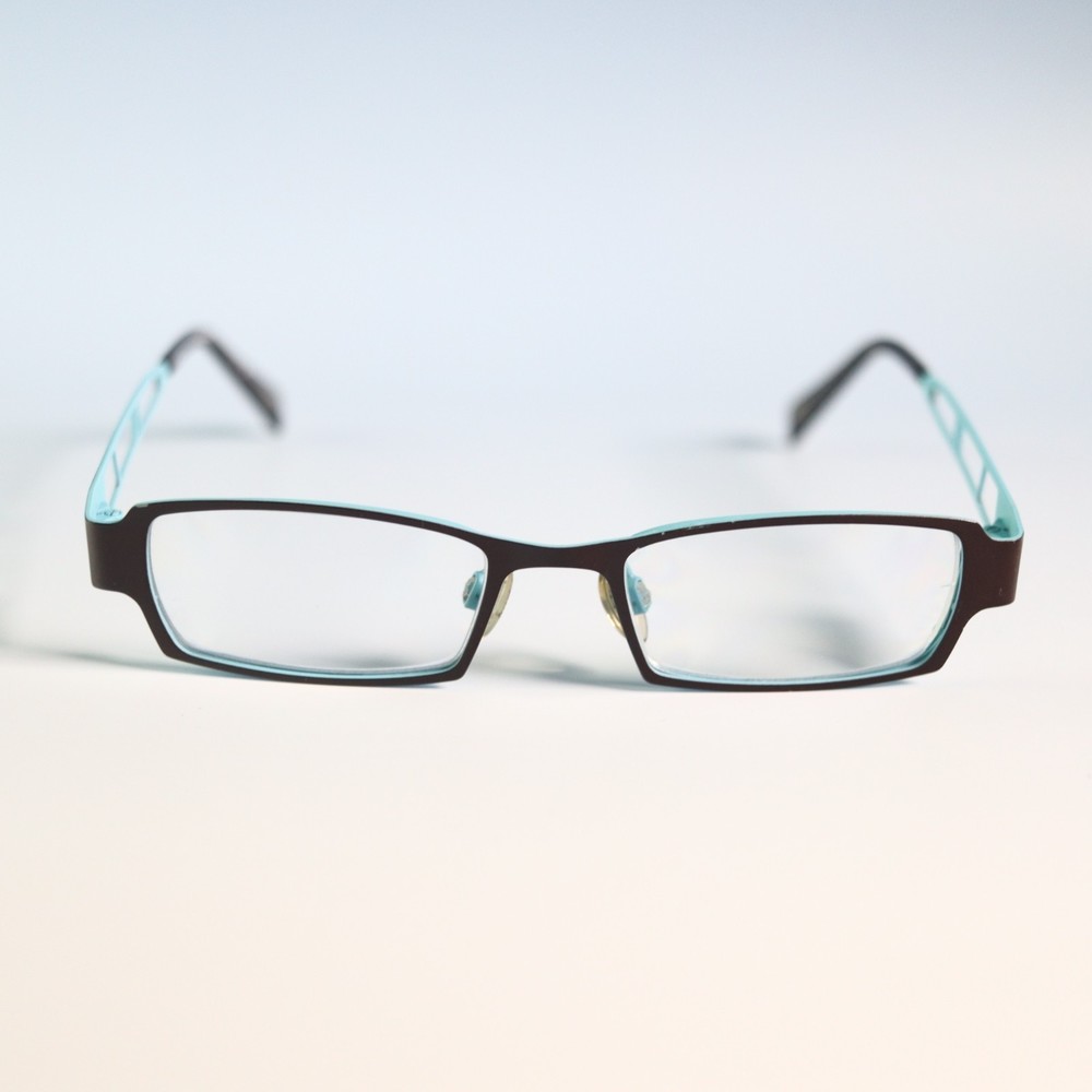 Kliik denmark K-420 247 45-17 135 teal blue eyeglasses small frame N6